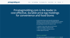Desktop Screenshot of pricetagmolding.com